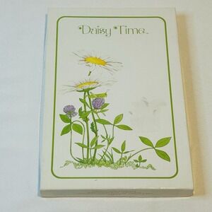 Vintage Current Daisy Time Stationery Set Unused Complete Botanical Floral